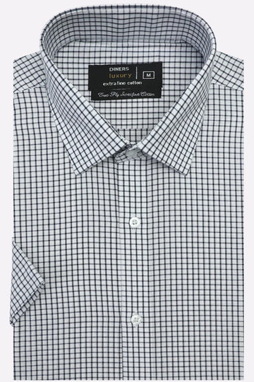 Multi Check Formal Shirt (Half Sleeves)