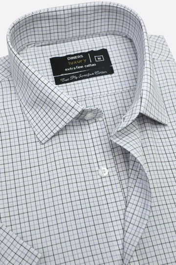 Multi Check Formal Shirt (Half Sleeves)