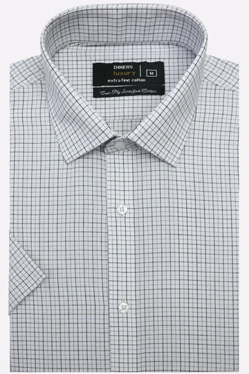 Multi Check Formal Shirt (Half Sleeves)