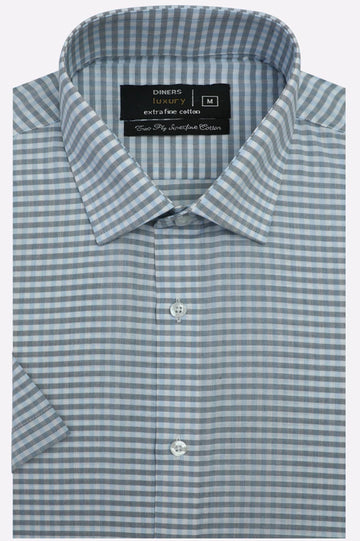 Multi Check Formal Shirt (Half Sleeves)