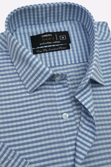 Multi Check Formal Shirt (Half Sleeves)
