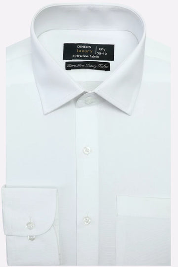 White Plain Formal Shirt