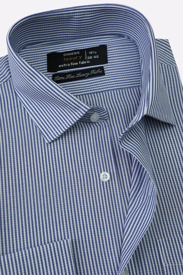Blue Stripes Formal Shirt
