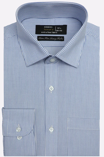 Blue Stripes Formal Shirt
