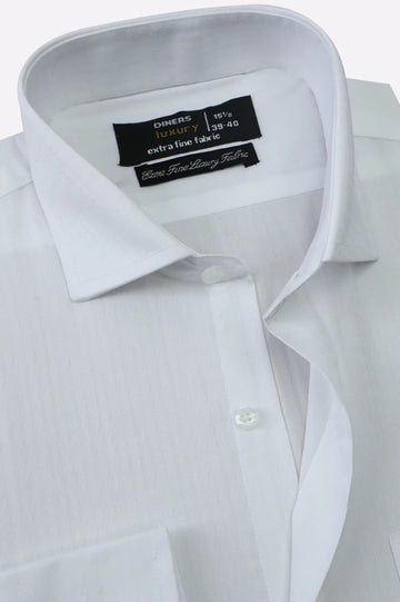 White Plain Formal Shirt