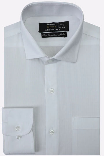 White Plain Formal Shirt
