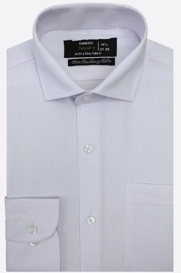 L-Blue Self Formal Shirt
