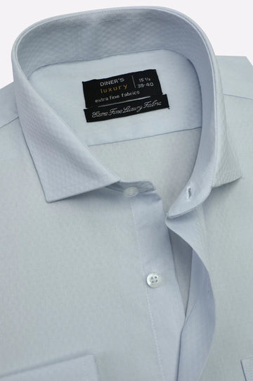 Light Blue Plain Formal Shirt