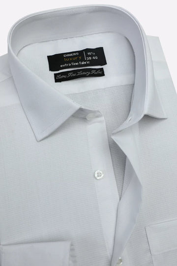 Self White Formal Shirt