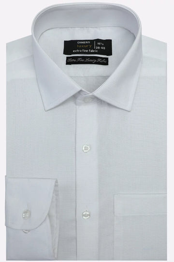 Self White Formal Shirt
