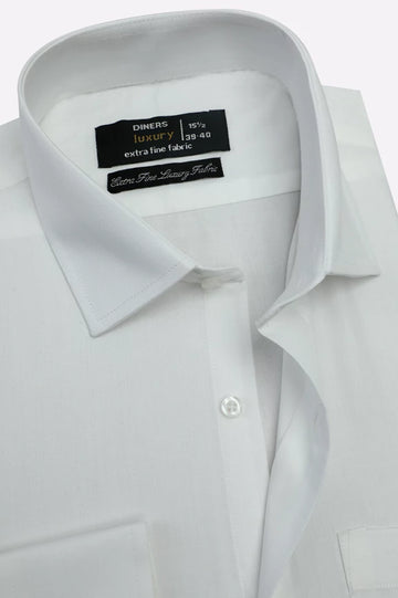 White Plain Formal Shirt