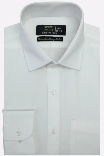 White Plain Formal Shirt