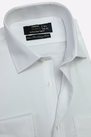 White Plain Formal Shirt