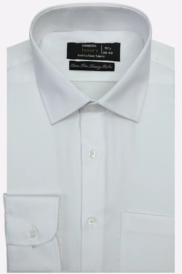 White Plain Formal Shirt