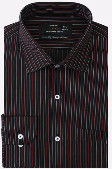 Multicolor Pencil Stripes Formal Shirt