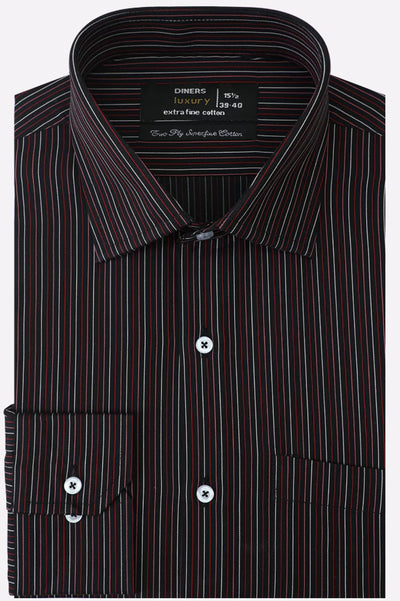 Multicolor Pencil Stripes Formal Shirt