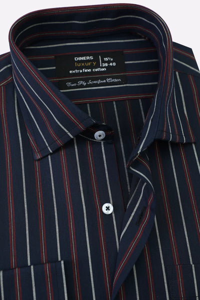 Multicolor Stripes Formal Shirt