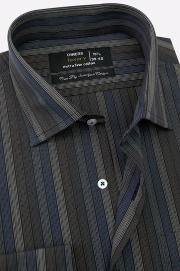 Multicolor Pinstripes Formal Shirt