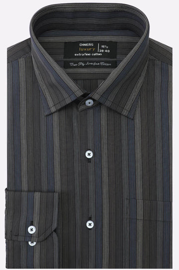 Multicolor Pinstripes Formal Shirt