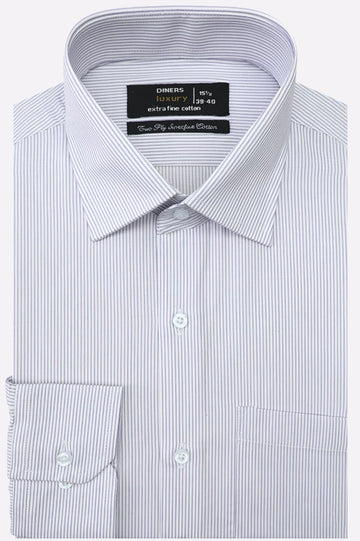Purple Stripes Formal Shirt