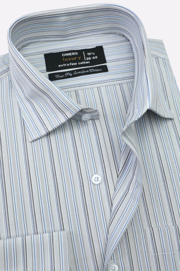 Multicolor Shadow Stripes Formal Shirt