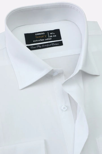 White Plain Formal Shirt