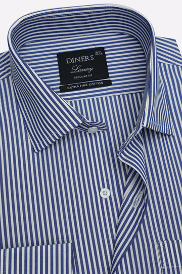 Blue Bengal Stripes Formal Shirt