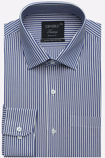 Blue Bengal Stripes Formal Shirt