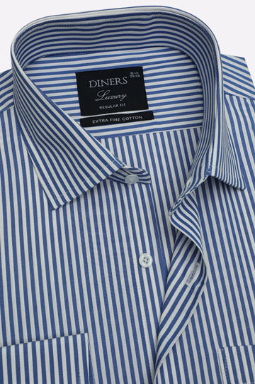 Blue Bengal Stripes Formal Shirt