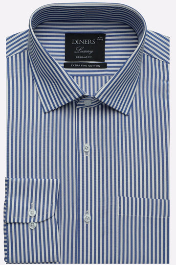 Blue Bengal Stripes Formal Shirt