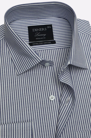 Blue Bengal Stripes Formal Shirt
