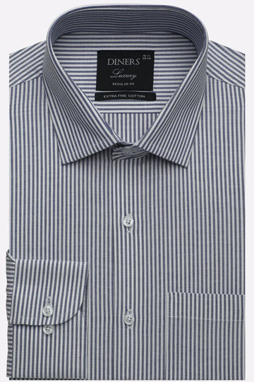 Blue Bengal Stripes Formal Shirt