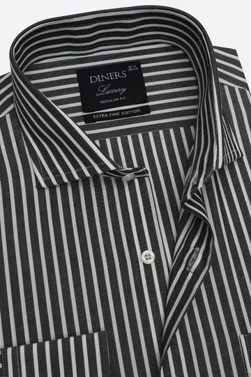 Black Stripes Formal Shirt