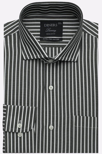 Black Stripes Formal Shirt