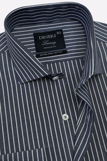 Multicolor Pinstripes Formal Shirt
