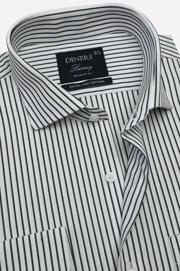 Multicolor Pinstripes Formal Shirt