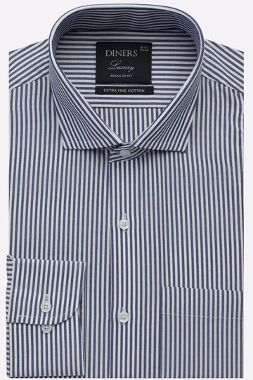 Blue Bengal Stripes Formal Shirt