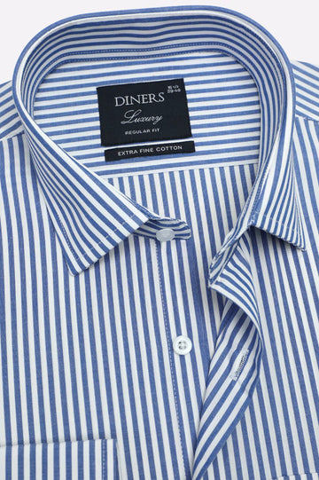 Blue Bengal Stripes Formal Shirt