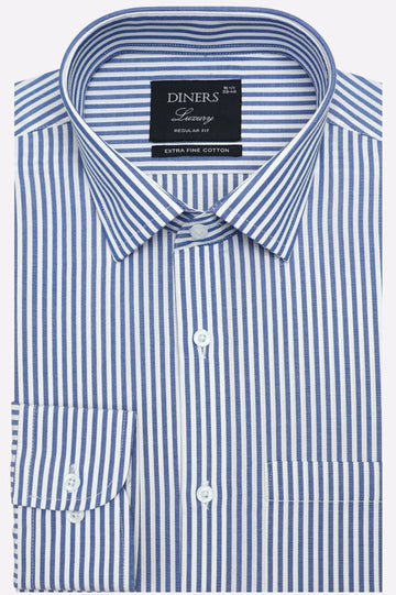 Blue Bengal Stripes Formal Shirt
