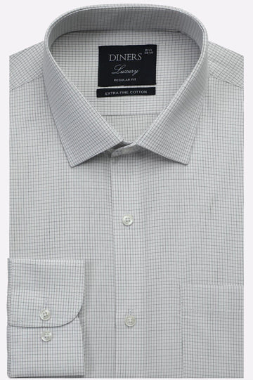 Graph Check Formal Shirt