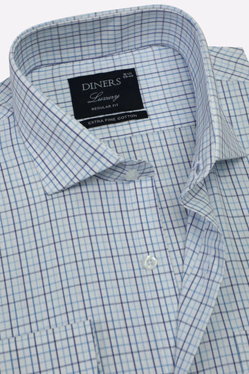 Multicolor Tattersall Check Formal Shirt