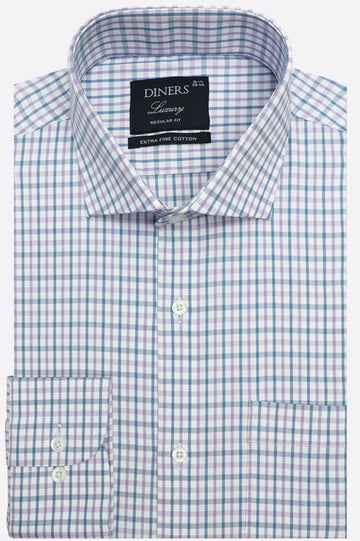 Multicolor Check Formal Shirt