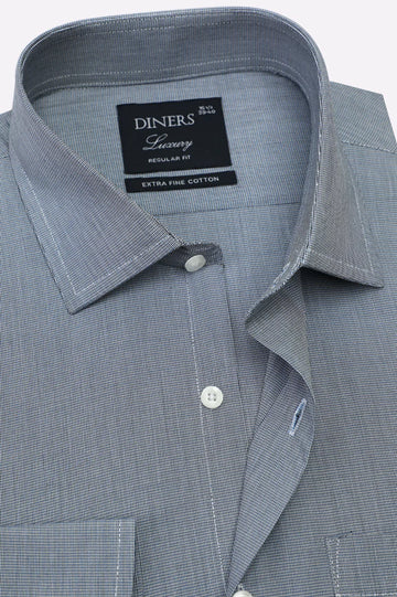 Self Textured Formal Shirt