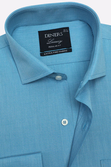 Aqua Self Textured Formal Shirt