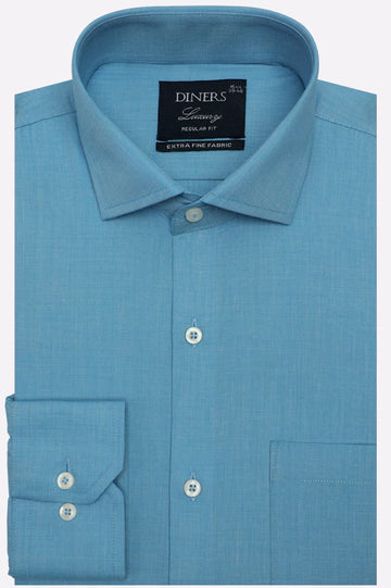 Aqua Self Textured Formal Shirt