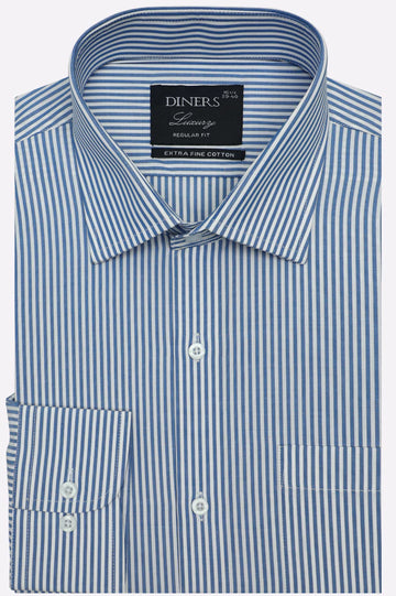 Blue Bengal Stripes Formal Shirt