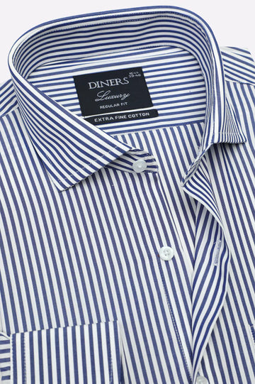 Blue Bengal Stripes Formal Shirt