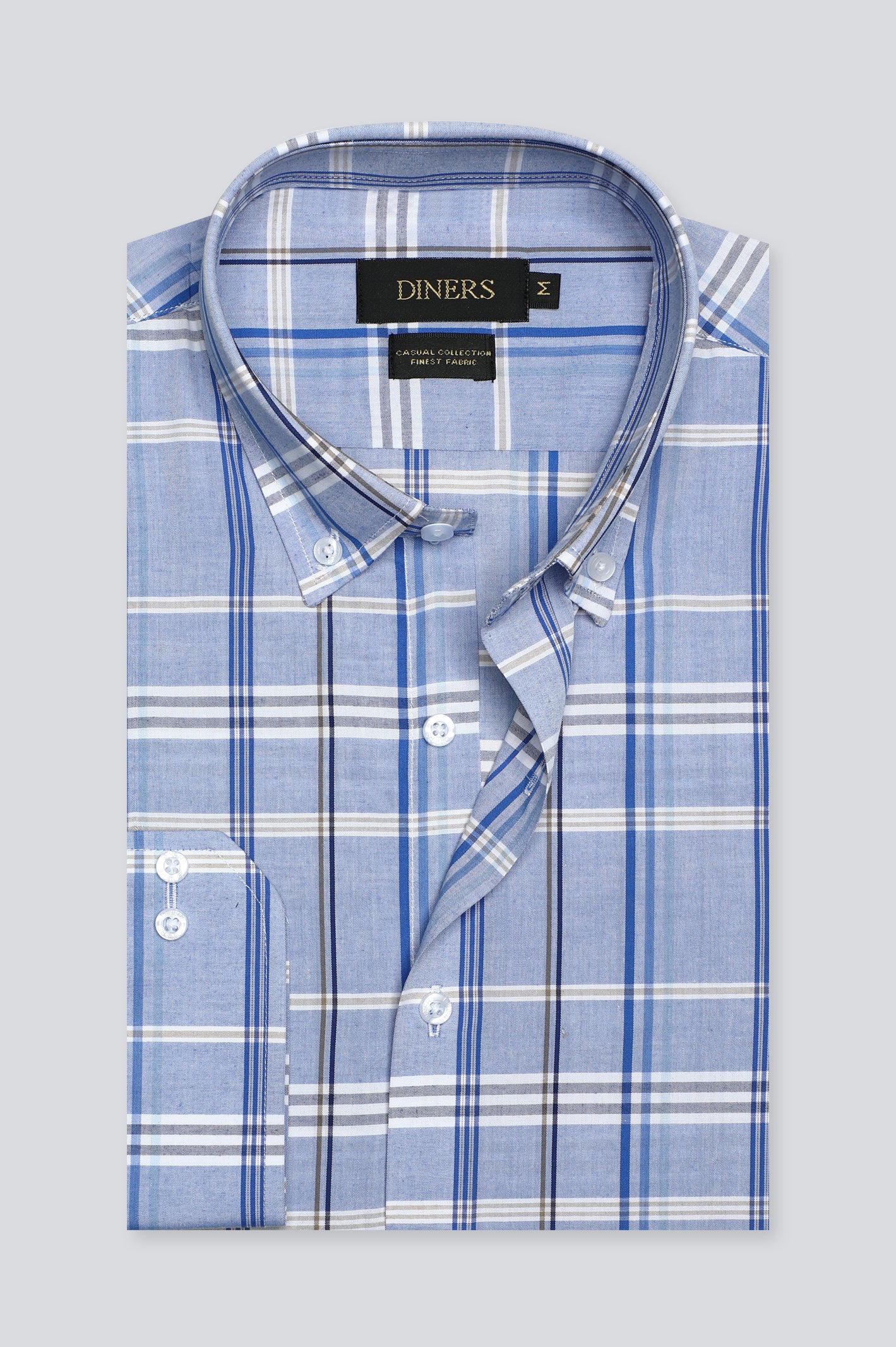 Multicolor Tattersall Check Casual Shirt From Diners