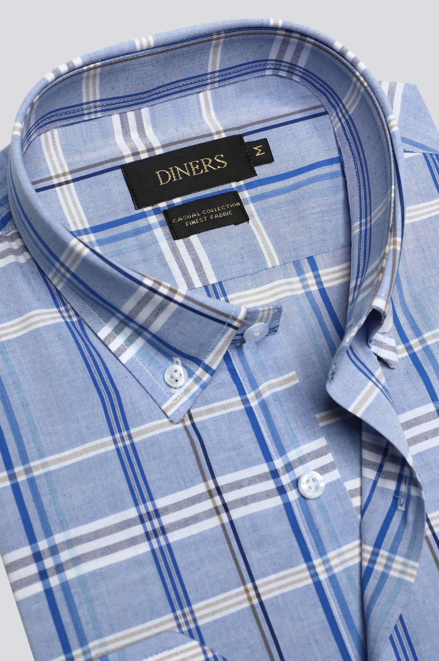 Multicolor Tattersall Check Casual Shirt From Diners