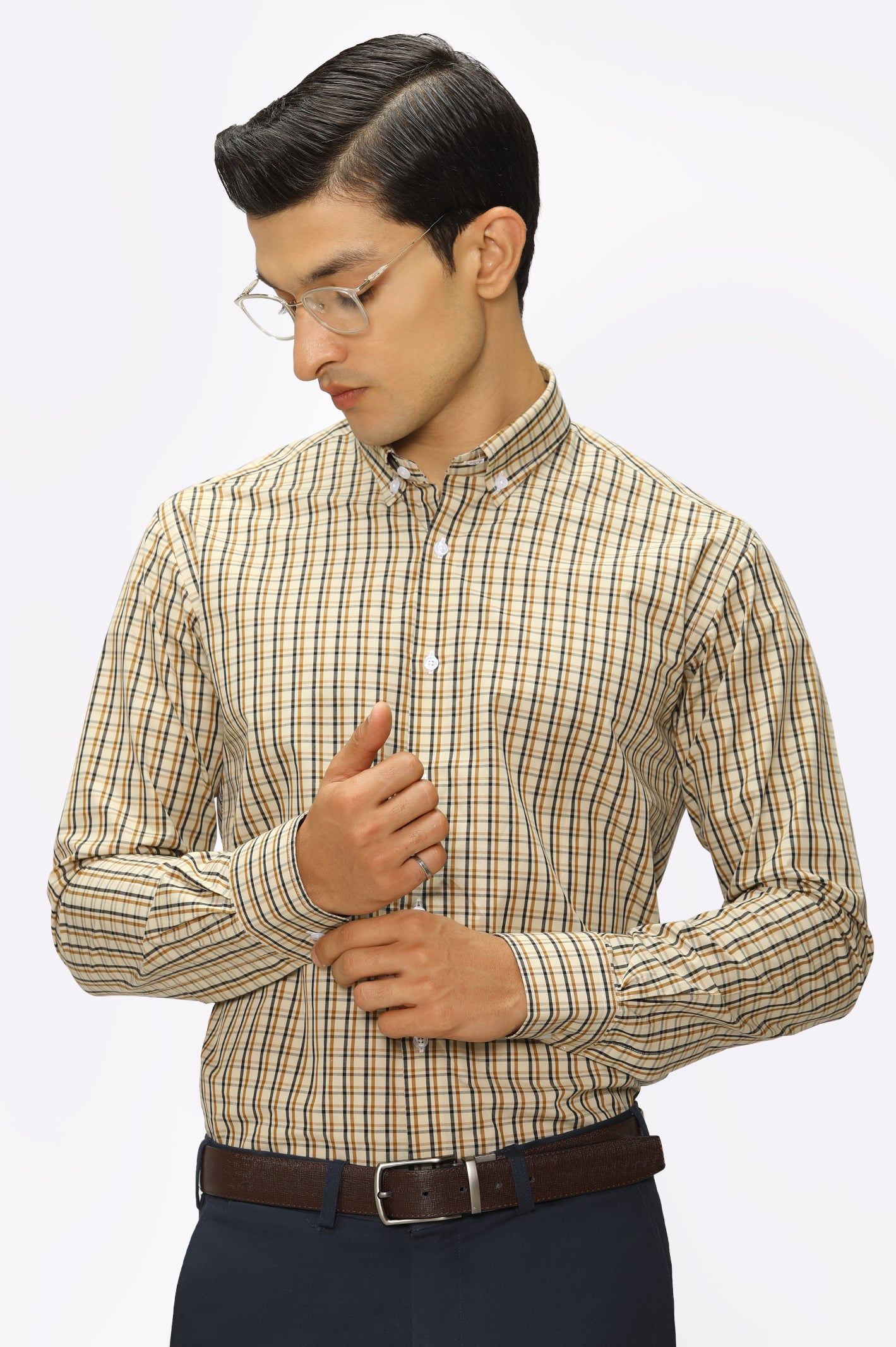 Multicolor Tattersall Check Casual Shirt From Diners